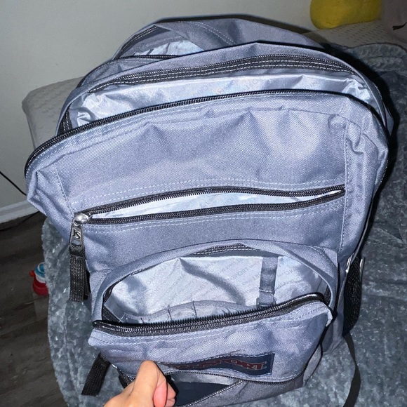Jansport Big Student Deep Gray Backpack - Picture 5 of 6